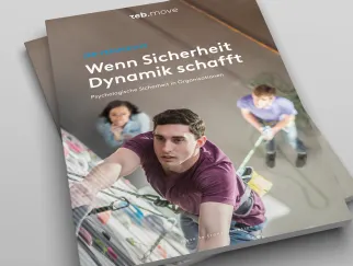 a book with a man climbing on a rope
